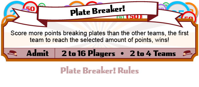 Krazy Darts Plate Breaker Game